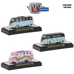 Auto Thentics 3 Cars Set Volkswagen Usa Models With Cases Diecast Model Car For 1-64