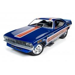 Autoworld Aw1176 Whipple & Mccullough 1971 Plymouth Cuda Funny Car For 1-18 Scale