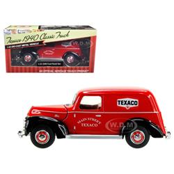 611 1940 Ford Panel Van Texaco - Red, 1 By 32 Diecast Model Car