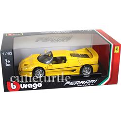 B 16004y 1 By 18 Ferrari F50 Diecast Model Car, Yellow