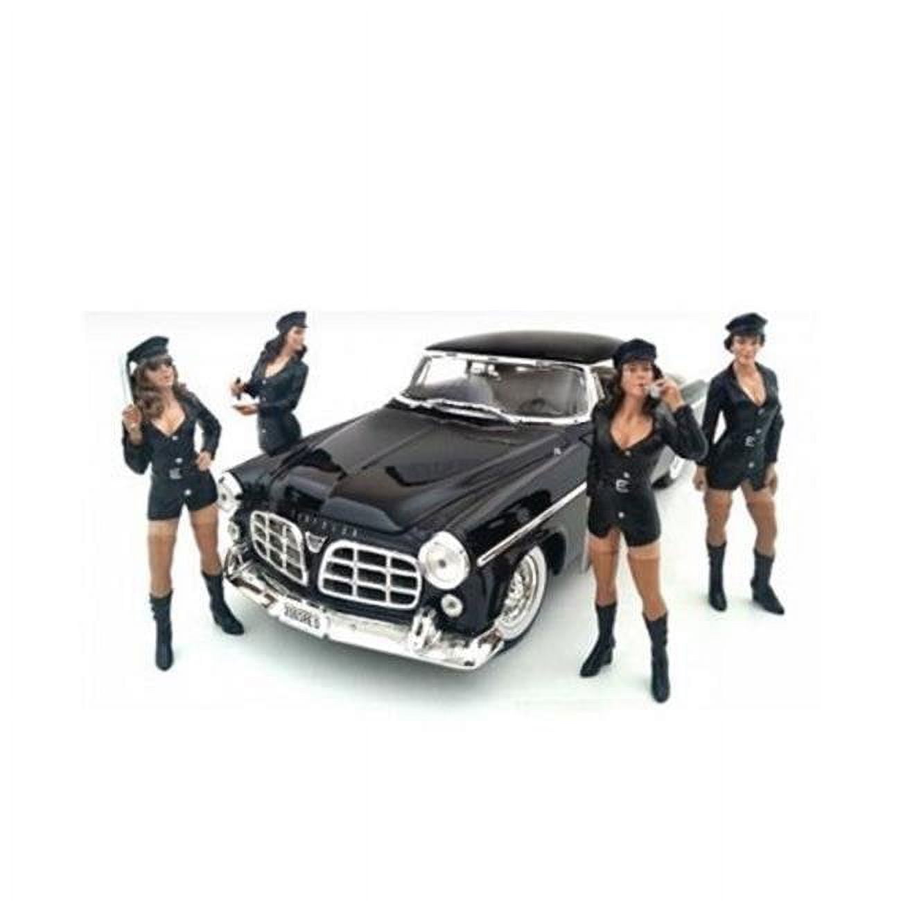 Costume Babes Figure Set For 1-18 Scale Models, 4 Piece