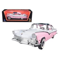 92138pk 1 By 18 1955 Ford Crown Victoria Diecast Model Car, Pink