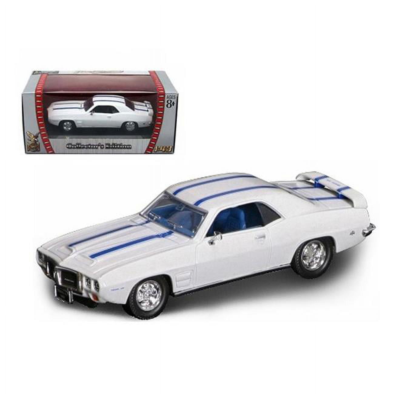 94238w 1 By 43 1969 Pontiac Firebird Trans Am Diecast Car, White