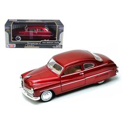 73225r 1 by 24 1949 Mercury Diecast Car Model, Red