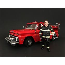 Firefighter Fire Chief Figurine For 1 Isto 18 Models