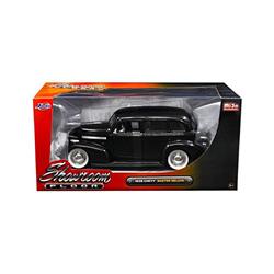 Jada 98880 1939 Chevrolet Master Deluxe Black with Baby Moon Wheels Showroom Floor 1 by 24 Diecast Model Car