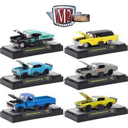 32600-39 Auto Mods Release 6, 6 Cars Set With Cases 1 Isto 64 Diecast Model Cars