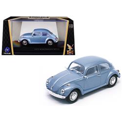 43219bl 1972 Volkswagen Beetle 1 By 43 Diecast Model Car, Metallic Blue