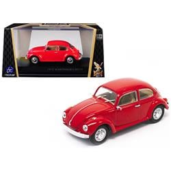 43219r 1972 Volkswagen Beetle 1 By 43 Diecast Model Car, Red