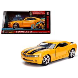 1 Isto 24 2006 Chevrolet Camaro Concept Bumblebee From Transformers Movie Hollywood Rides Series Diecast Model Car, Yellow
