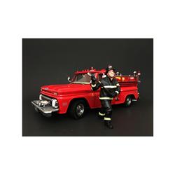 Firefighter With Axe Figurine & Figure For 1 Isto 24 Diecast Model Car