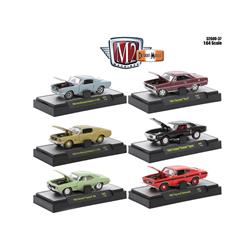 32600-37 1-64 Detroit Muscle 6 Cars Set Release 37, Diecast Model Car