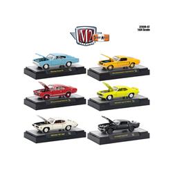 32600-42 1-64 Detroit Muscle 6 Cars Set Release 42, Diecast Model Car