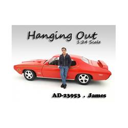 Hanging Out James Figurine & Figure For 1 Isto 24 Diecast Model Car