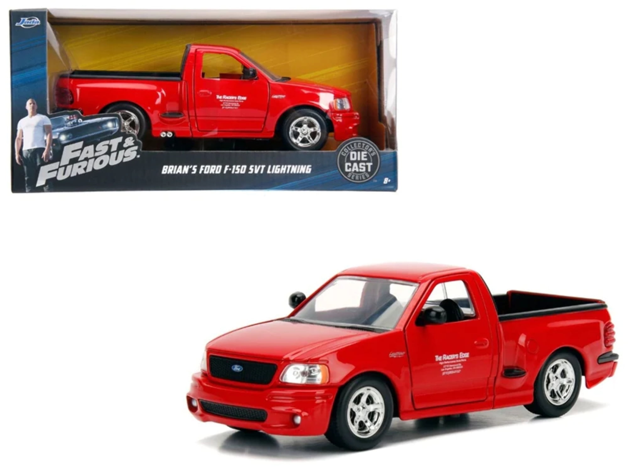 Brians Ford F-150 Svt Lightning Pickup Truck Red Fast & Furious Movie