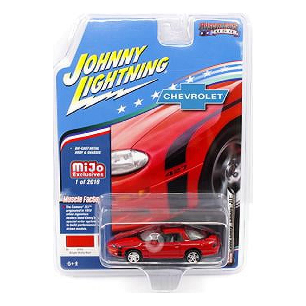 Jlcp7138 2002 Chevrolet Camaro Zl1 427 Muscle Cars Limited Edition To 2,016 Pieces Worldwide - Red