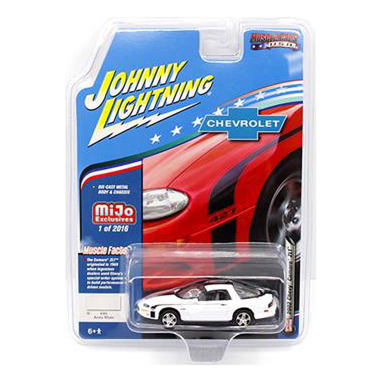 Jlcp7139 2002 Chevrolet Camaro Zl1 427 Muscle Cars Usa Limited Edition To 2,016 Pieces Worldwide - White