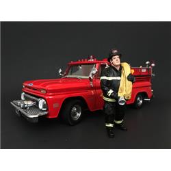 77512 3 In. Fire Fighter Job Done Figurine For 1-24 Scale