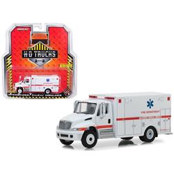 Greenlight 33140B International Durastar Ambulance Fire Department Emergency Medical Services ALS Unit White H.D. Trucks for Series 14 1 by 64 Die-Cast Model Greenlight 33140B International Durastar Ambulance Fire Department Emergency Medical Services ALS Unit White H.D. Trucks for Series 14 1 by 64 Die-Cast Model