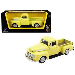 94212y 1948 Ford F-1 Pickup Truck Yellow 1 By 43 Die-cast Model Cars