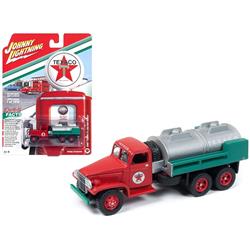 Johnny Lightning JLSP057 GMC CCKW 2 1 by 2-ton 6 x 6 Tanker Truck for Texaco to Worldwide 1 by 87 Die-Cast Models - 1416 Piece Johnny Lightning JLSP057 GMC CCKW 2 1 by 2-ton 6 x 6 Tanker Truck for Texaco to Worldwide 1 by 87 Die-Cast Models - 1416 Piece