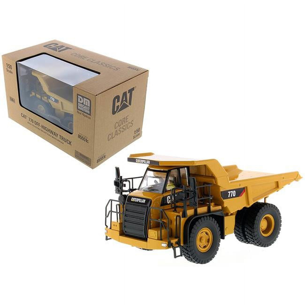 85551c Cat Caterpillar 770 Off Highway Dump Truck With Operator Core Classics Series 1-50 Diecast Model
