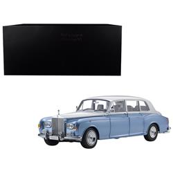 08905lbs Rolls Royce Phantom Vi Light Blue With Silver Top 1-18 Diecast Model Car