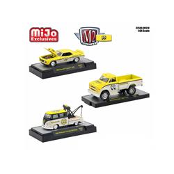 32500-mjs10 Mooneyes Assortment Set Of 3 Cars Limited Edition To 3200 Pieces Worldwide 1-64 Diecast Model