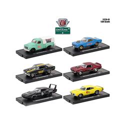 11228-43 Drivers 6 Cars Set Release 43 In Blister Pack 1-64 Diecast Model Car