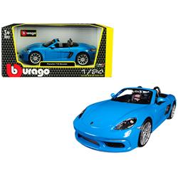 B 21087bl 1 By 24 Scale Diecast For Porsche 718 Boxster Model Car - Blue