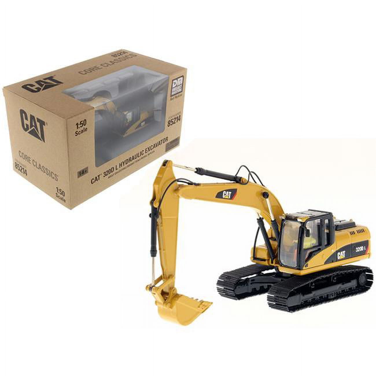 85214c 1 By 50 Scale Diecast Hydraulic Excavator For Cat Caterpillar 320d L Model