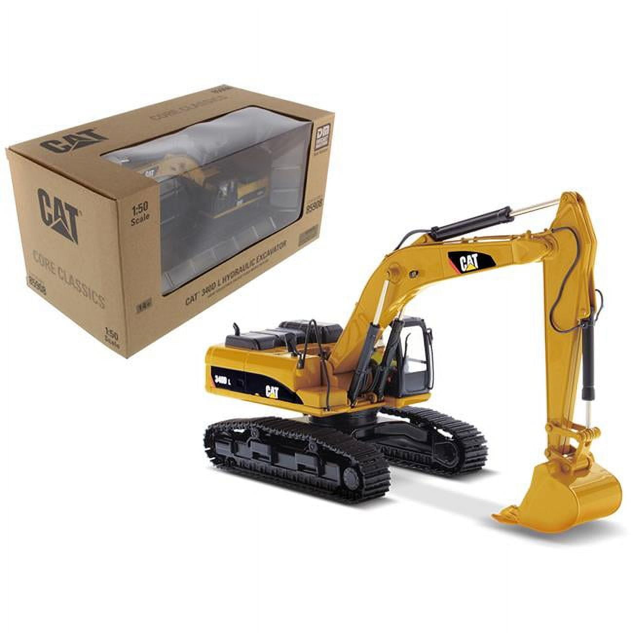 85908c 1 By 50 Scale Diecast Hydraulic Excavator For Cat Caterpillar 340d L Model