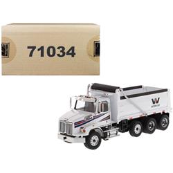 71034 Western Star 4700 Sb Dump Truck White 1-50 Diecast Model
