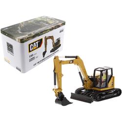 85592 Cat Caterpillar 309 Cr Next Generation Mini Hydraulic Excavator With Work Tools & Operator High Line Series 1-50 Diecast Model