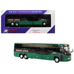87-0099 Mci D45 Crt Le Coach Ac Transit Transbay Express San Francisco Green 1-87 Diecast Model Bus