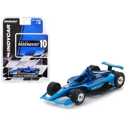 10838 Honda Dallara Indy Car No.10 Felix Rosenqvist Ntt Data Chip Ganassi Racing 1-64 Diecast Model Car