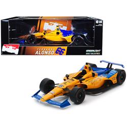 11061 Dallara Indy Car No.66 Fernando Alonso Dell Technologies Mindmaze Mclaren Racing 1-18 Diecast Model Car