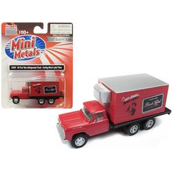 30508 1960 Ford Box Reefer Refrigerated Truck Carling Black Label Beer Red 1-87 Ho Scale Model