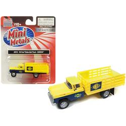 30512 1960 Ford Stake Bed Truck Sunoco Yellow & Blue 1-87 Ho Scale Model