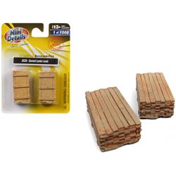 20226 Stacked Lumber Loads 2 Piece Accessory Set 1-87 Ho Scale