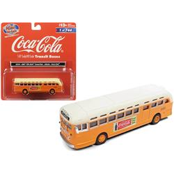 32316 Gmc Tdh-3610 Transit Atlanta Coca Cola Orange With Cream Top 1-87 Ho Scale Model Bus