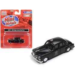 30535 1950 Dodge County Sheriff Car Black 1-87 Ho Scale Model Car
