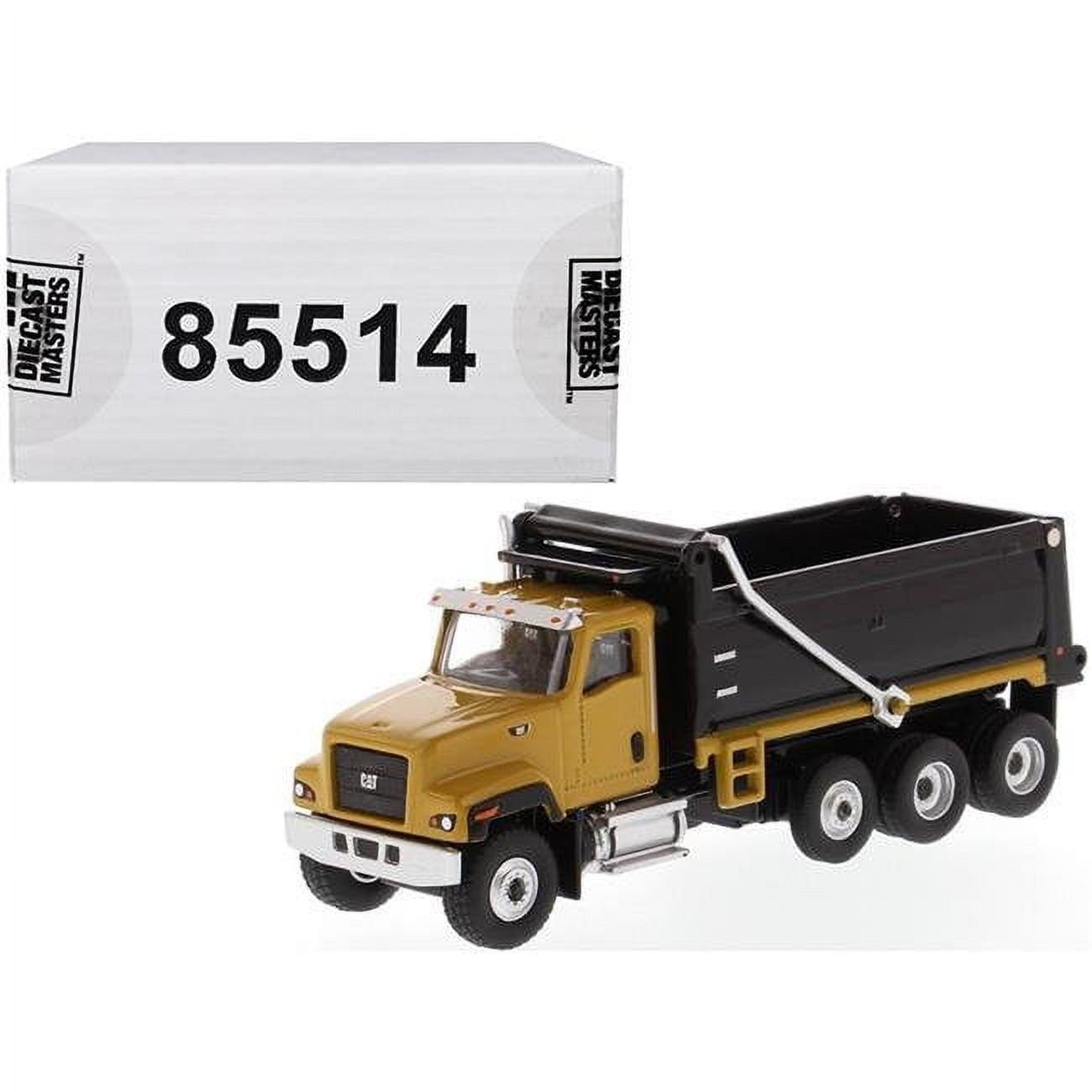 85514 Cat Caterpillar Ct681 Dump Truck High Line Series 1 By 87 Diecast Scale Model, Yellow & Black