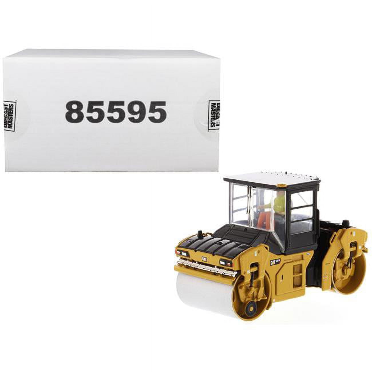 85595 Cat Caterpillar Cb-13 Tandem Vibratory Roller With Cab & Operator High Line Series 1 By 50 Diecast Model