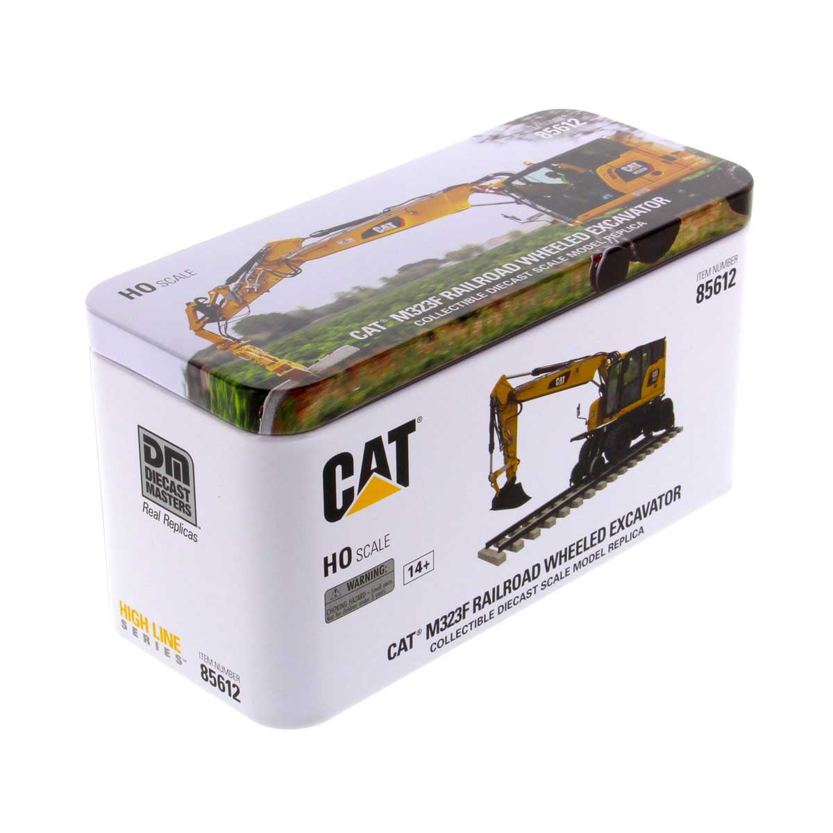 85612 Cat Caterpillar M323f Railroad Wheeled Excavator