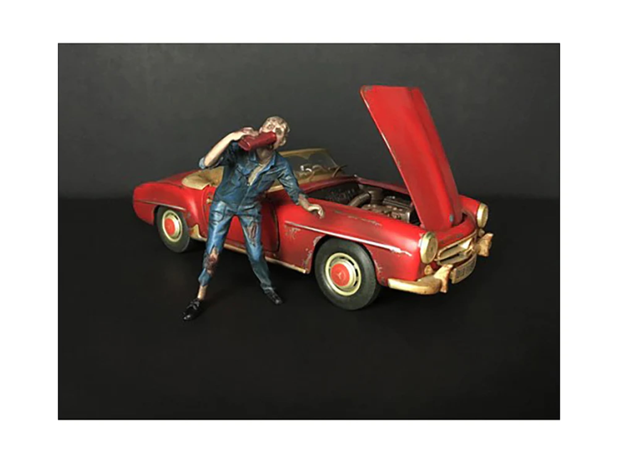 38299 Zombie Mechanic Figurine Iii For 1 By 24 Scale Models