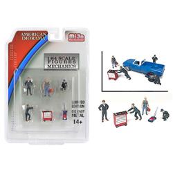 38401 Mechanics Diecast Set For 1 By 16 4 Scale Models - 6 Piece