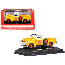 472002 1948 Ford F1 Pickup Truck Coca-cola 1 By 14 2 Diecast Model Car, Yellow & White