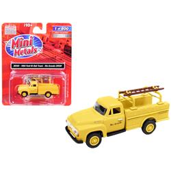Cmw30540 1954 Ford Hi-rail Truck Rio Grande Drgw With Accessories 1 By 87 Ho Scale Model, Yellow
