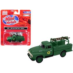 30541 1954 Ford Hi-rail Truck Rio Grande Drgw With Accessories 1 By 87 Ho Scale Model, Green